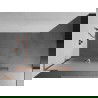 Mexen Kioto+ L Duschwand mit Regalkonsole Walk-in 80 x 200 cm, mattes Glas, roségold - 800-080-123-60-30