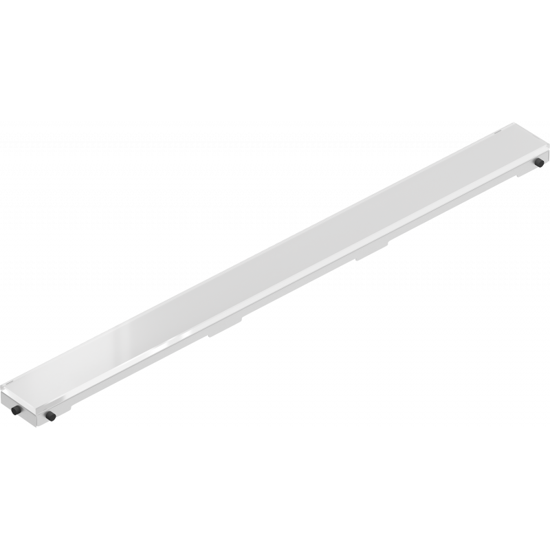 Mexen Flat MGW cubierta para drenaje lineal 50 cm, vidrio blanco - 1027050
