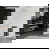 Mexen Kioto+ L douchewand met plank Walk-in 80 x 200 cm, ijs, goud - 800-080-123-50-30
