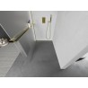 Mexen Kioto+ L dušisein koos Walk-in riiuliga 90 x 200 cm, härmatis, kuldne - 800-090-123-50-30