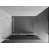 Mexen Kioto+ L shower wall with shelf Walk-in 110 x 200 cm, graphite, white - 800-110-123-20-40