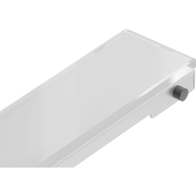 Mexen Flat MGW Mask for Linear Drain 90 cm, White Glass - 1027090