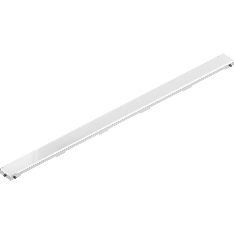 Mexen Flat MGW maskownica do odpływu liniowego 100 cm, białe szkło - 1027100