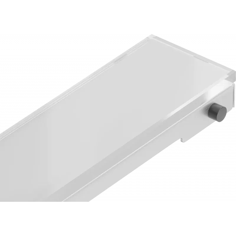 Mexen Flat MGW cover for linear drain 100 cm, white glass - 1027100