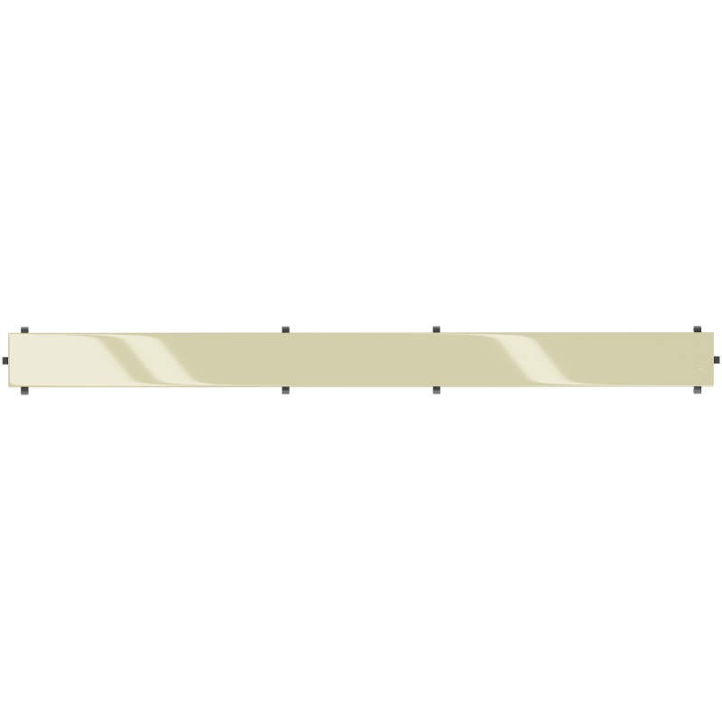 Mexen Flat M13 máscara 2 em 1 para ralo linear 70 cm, dourada - 1519070