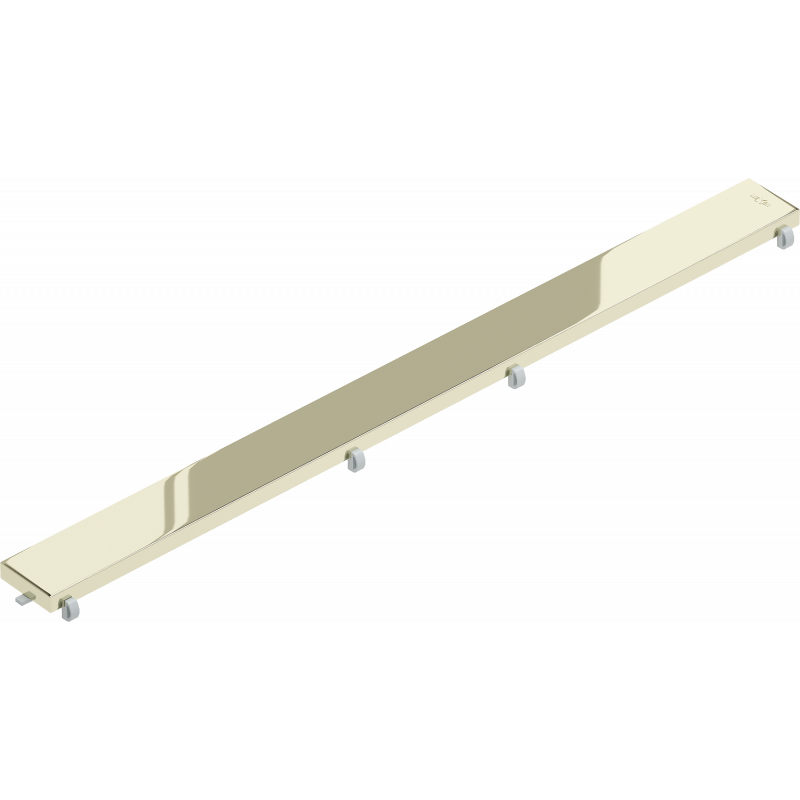 Mexen Flat M13 máscara 2 em 1 para ralo linear 70 cm, dourada - 1519070