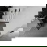 Mexen Kioto+ L Duschabtrennung mit Ablage Walk-in 110 x 200 cm, Grafit, gebürstet Gun Gray - 800-110-123-66-40