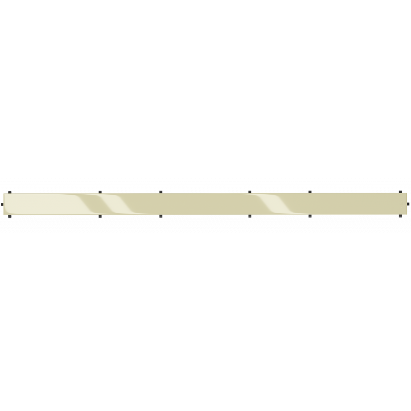Mexen Flat M13 maskownica 2w1 do odpływu liniowego 100 cm, złota - 1519100