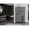 Mexen Kioto+ L dušisein riiuliga Walk-in 80 x 200 cm, grafiit, harjatud vask - 800-080-123-65-40