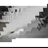Mexen Kioto+ L douchepaneel met plank Walk-in 70 x 200 cm, zwarte lijst, gun metal - 800-070-123-95-70