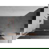 Mexen Kioto+ L Duschwand mit Ablage Walk-in 100 x 200 cm, grafit, gebürstetes Kupfer - 800-100-123-65-40