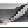 Mexen Kioto+ L Duschwand mit Regal Walk-in 70 x 200 cm, schwarzer Rahmen, gebürstetes Kupfer - 800-070-123-65-70