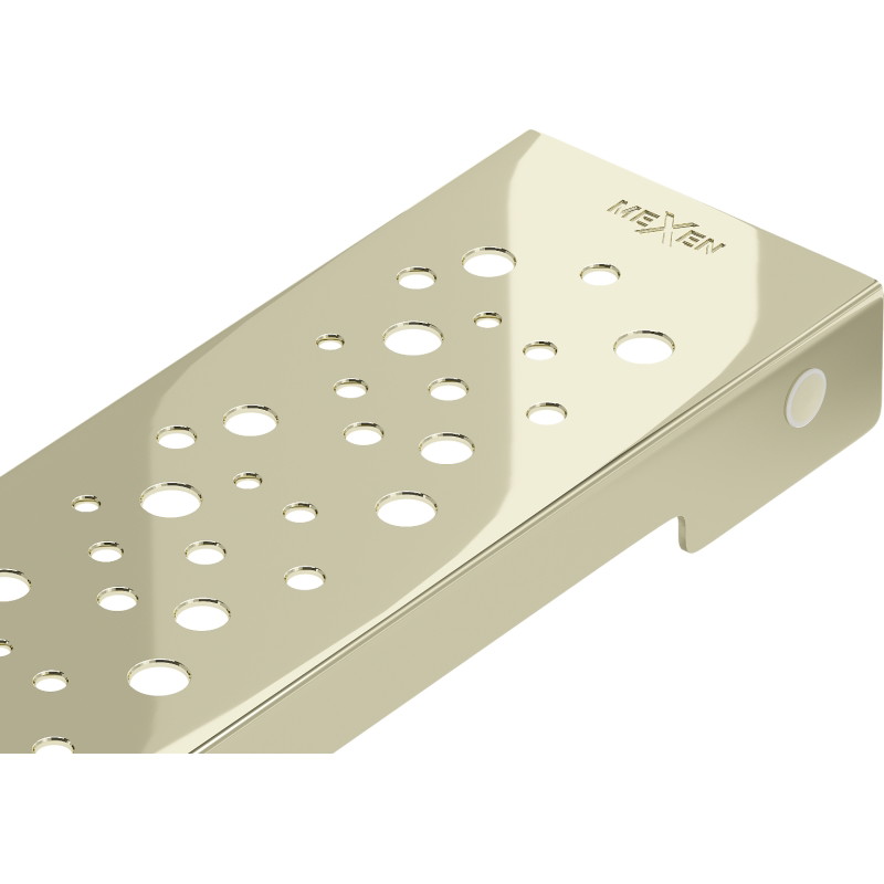 Mexen Flat M12 maskownica do odpływu liniowego 60 cm, złota - 1521060