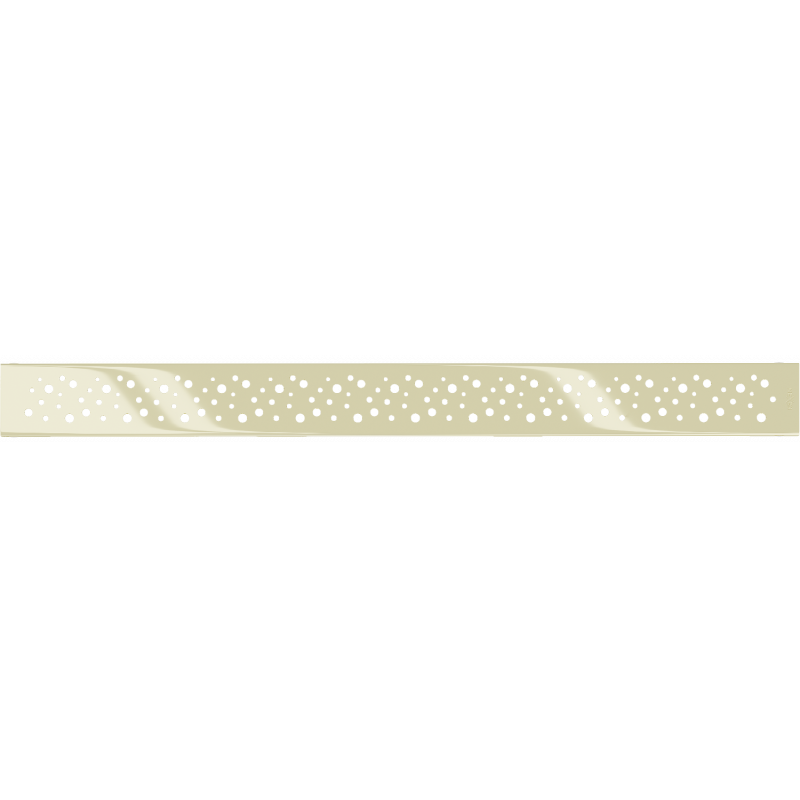 Mexen Flat M12 Abdeckung für linearen Abfluss 70 cm, gold - 1521070