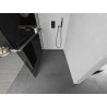 Mexen Kioto+ L dušinurk riiuliga Walk-in 120 x 200 cm, grafiit, gun metal - 800-120-123-95-40