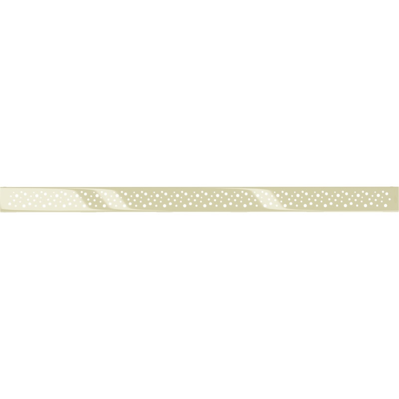 Mexen Flat M12 cubierta para desagüe lineal 80 cm, oro - 1521080