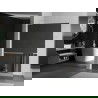 Mexen Kioto+ L Duschwand mit Ablage Walk-in 70 x 200 cm, Spiegel, Weiß - 800-070-123-20-50
