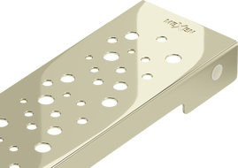 Mexen Flat M12 pārvalks lineārais notekas 100 cm, zelta - 1521100