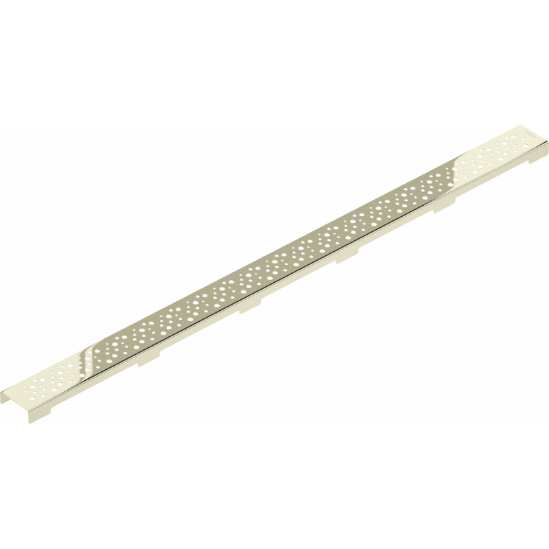Mexen Flat M12 cubierta para desagüe lineal 100 cm, dorada - 1521100
