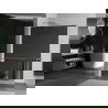 Mexen Kioto+ L Duschwand mit Ablage Walk-in 120 x 200 cm, Spiegel, Chrom - 800-120-123-01-50