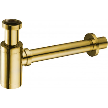 Mexen demi-siphon de lavabo rond, doré - 79950-50