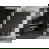 Mexen Kioto+ L Duschwand mit Regal Walk-in 80 x 200 cm, Spiegel, gebürstetes Messing - 800-080-123-65-50