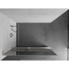 Mexen Kioto+ L Duschwand mit Abstellfläche Walk-in 70 x 200 cm, Spiegel, gebürsteter Nickel - 800-070-123-97-50