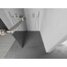 Mexen Kioto+ L Duschwand mit Regal Walk-in 100 x 200 cm, Spiegel, gebürsteter Nickel - 800-100-123-97-50
