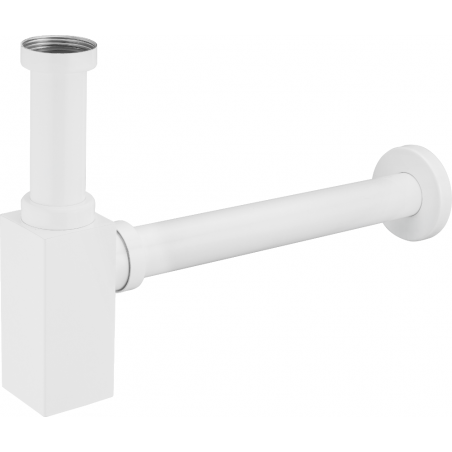 Mexen wastafel halve sifon vierkant, wit - 79960-20
