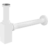 Mexen wastafel halve sifon vierkant, wit - 79960-20