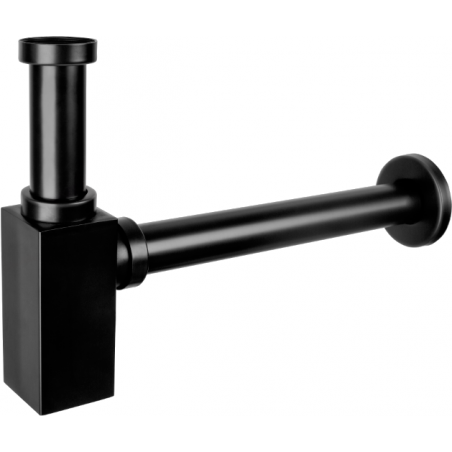 Mexen halber Waschtisch-Siphon quadratisch, schwarz antik - 79960-79