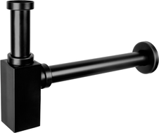 Mexen halber Waschtisch-Siphon quadratisch, schwarz antik - 79960-79