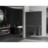 Mexen Kioto+ L paroi de douche avec étagère Walk-in 110 x 200 cm, miroir, doré - 800-110-123-50-50