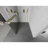 Mexen Kioto+ L dušisein riiuliga Walk-in 70 x 200 cm, peegel, kuldne harjatud - 800-070-123-55-50