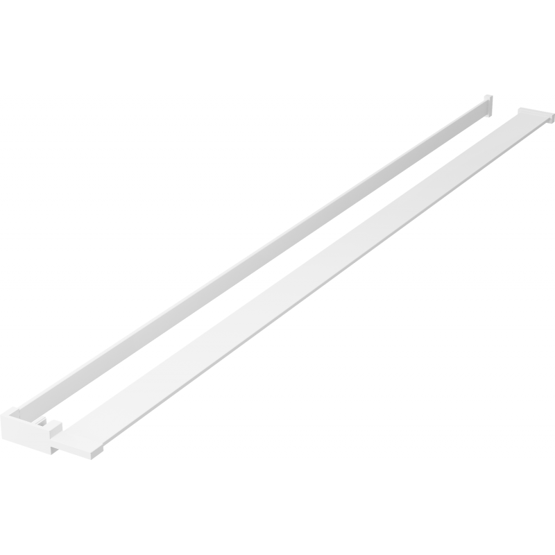 Mexen plank voor douchewand met handdoekreling, wit - 800-02-20