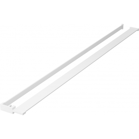 Mexen étagère pour paroi de douche avec barre à serviettes, blanche - 800-02-20