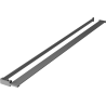 Mexen Kioto+ estante para pared de ducha con toallero, gun metal - 800-02-95