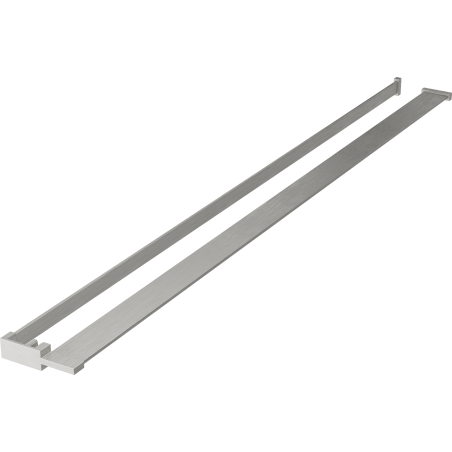 Mexen plank voor douchewand met handdoekhouder, geborsteld nikkel - 800-02-97