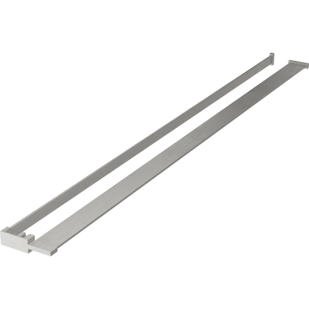 Mexen plaukts dušas sieniņai ar dvieļu sliedi, matēts niķelis - 800-02-97