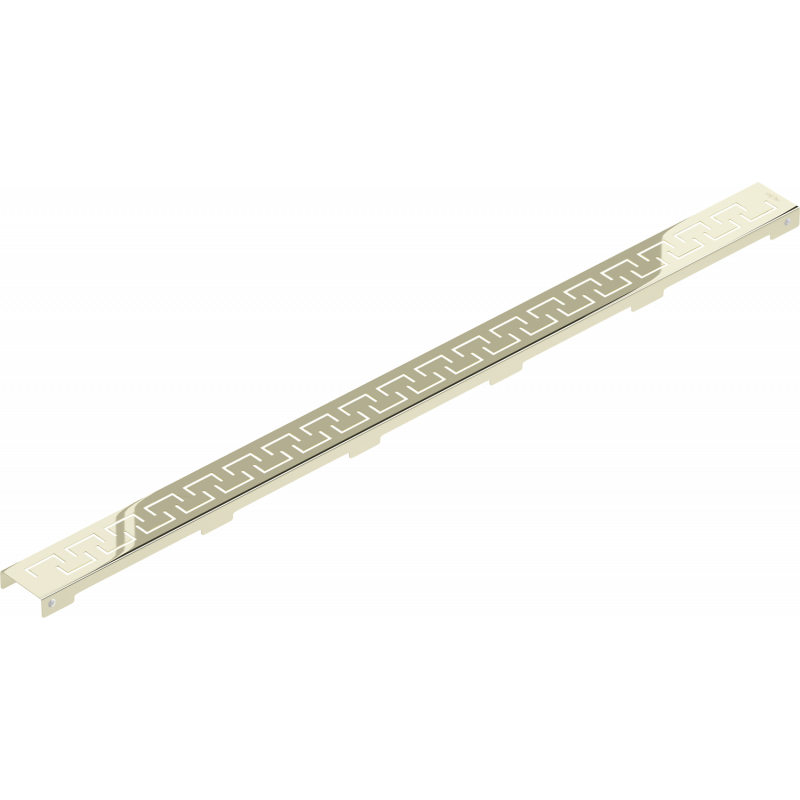 Mexen Flat M15 plaque de couverture pour drain linéaire 80 cm, or - 1524080