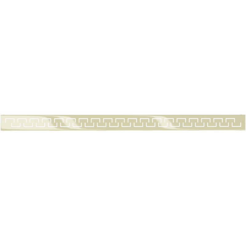 Mexen Flat M15 enmascaramiento para desagüe lineal 80 cm, dorado - 1524080