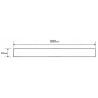 Mexen Flat M15 cache de siphon linéaire 90 cm, or - 1524090