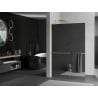 Mexen Kioto+ L paroi de douche avec étagère Walk-in 120 x 200 cm, miroir, or brossé - 800-120-123-55-50