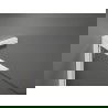 Mexen Kioto+ L Duschwand mit Ablage Walk-in 80 x 200 cm, schwarz gemustert, weiß - 800-080-123-20-78