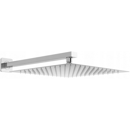 Mexen Slim soffione doccia 30 x 30 cm con braccio doccia, cromo - 79130112-00