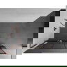 Mexen Kioto+ L Duschwand mit Regal Walk-in 80 x 200 cm, schwarzes Muster, roségold - 800-080-123-60-78