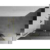 Mexen Kioto+ L Duschwand mit Ablage Walk-in 80 x 200 cm, schwarzes Muster, gold - 800-080-123-50-78