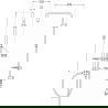 Mexen T Duschsäule, Graphit - 7939399-66