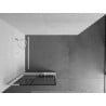 Mexen Kioto+ L paroi de douche avec étagère Walk-in 90 x 200 cm, motif noir, blanc - 800-090-123-20-77