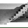 Mexen Kioto+ L Duschwand mit Regal, Walk-in 100 x 200 cm, schwarzes Gitter, schwarz - 800-100-123-70-77